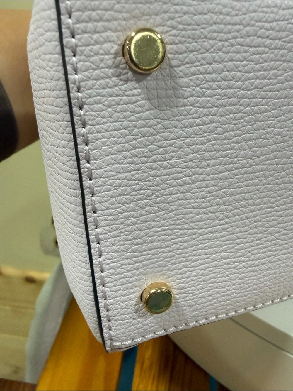 kate spade Light Lilac Dome Crossbody Satchel with Gold Hardware